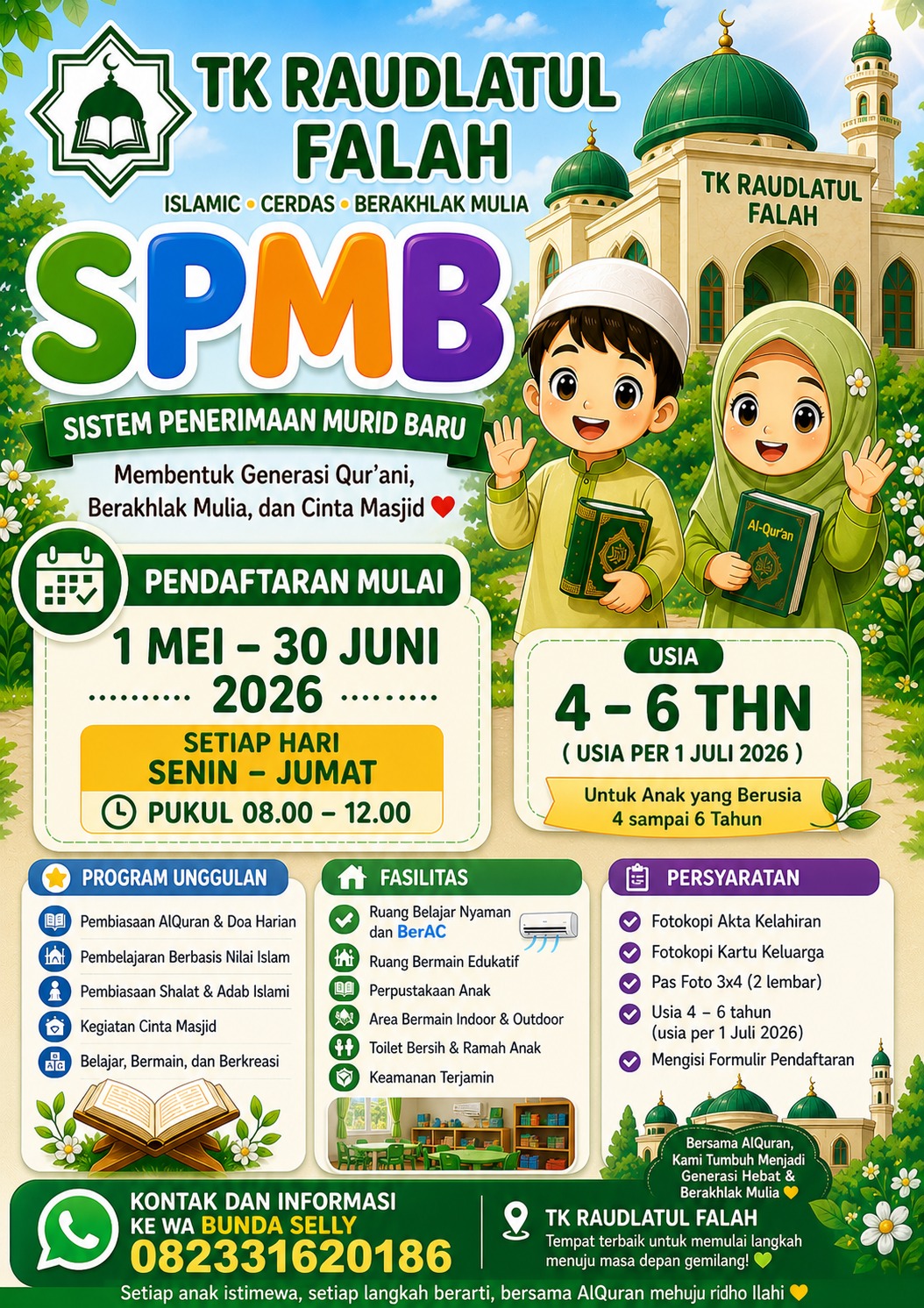 SPMB TK RAUDLATUL FALAH