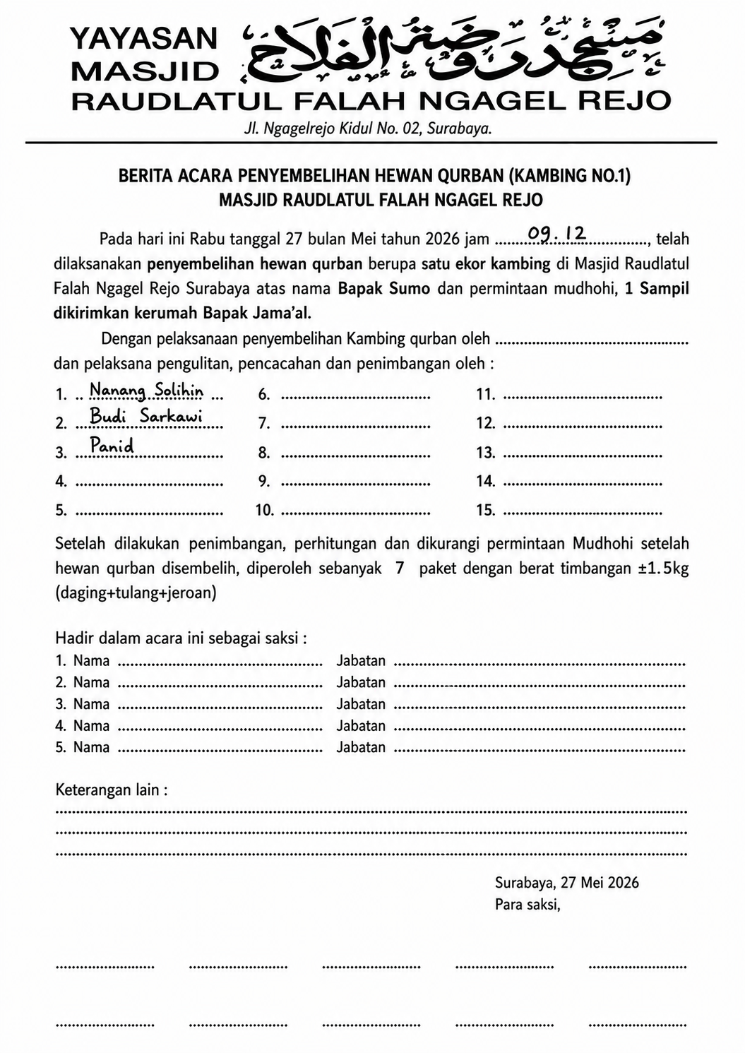 Kambing 1