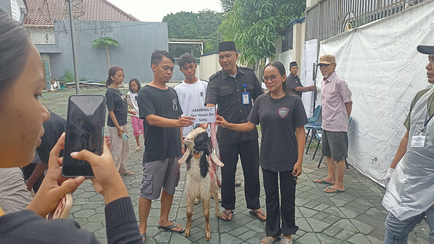 Kambing dari Bapak Nur Hasan Bin Sidiq