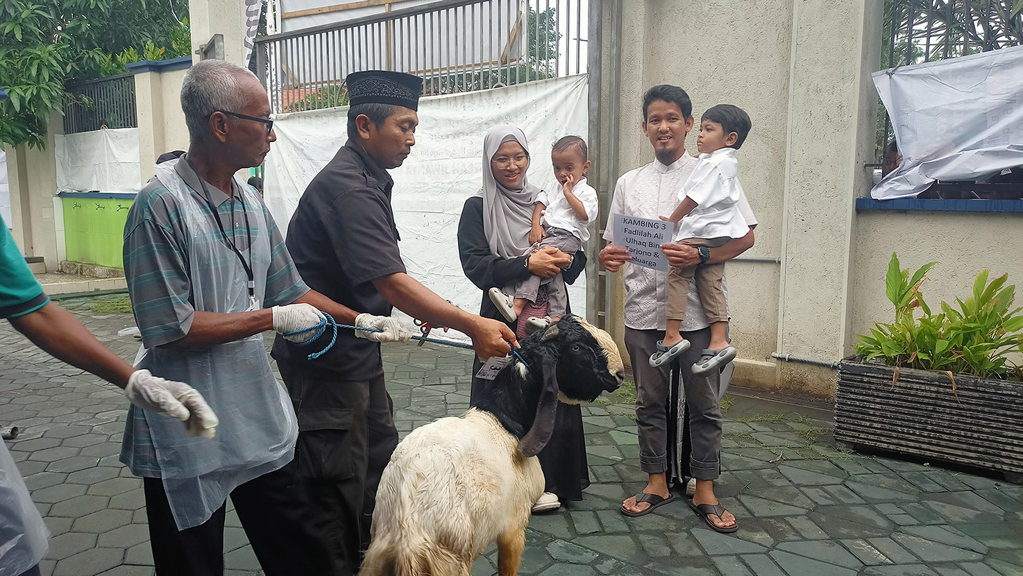 Kambing dari Bapak  Fadilah Ali Ulhaq Bin Tarjono